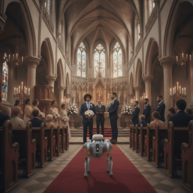 robot voor evenement